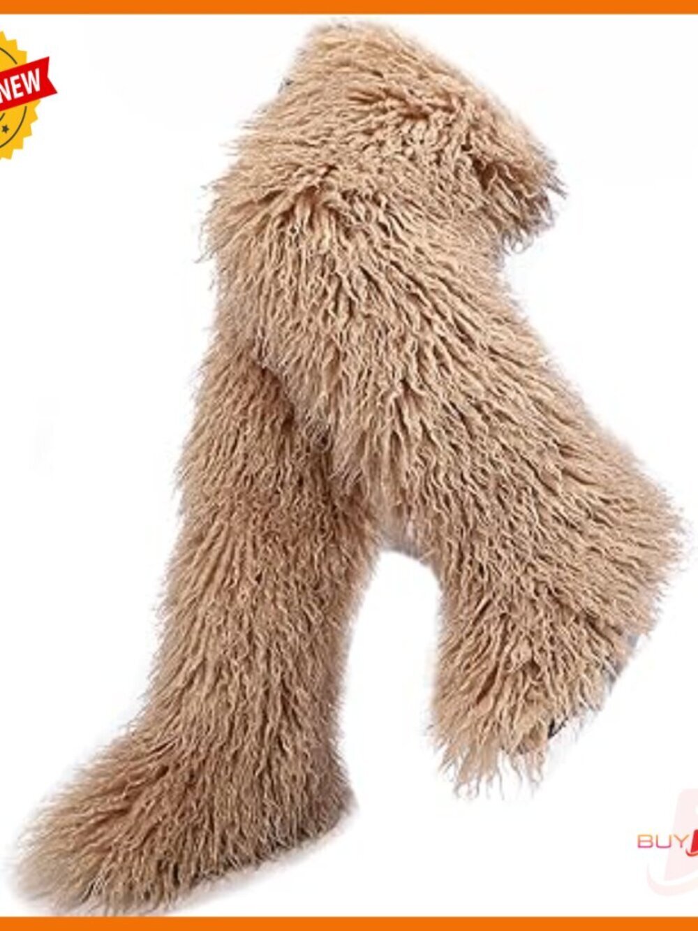 29 Inch Over the Knee Faux Fur Snow Boots Winter Thigh High Boots